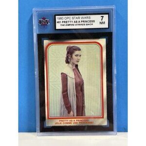 1980 Topps Star Wars: The Empire Strikes Back #81 Pretty as a Princess! KSA 7